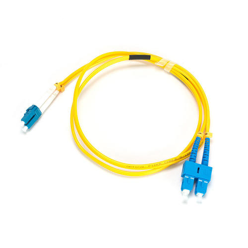 PrimeCables PC 700 lcsc 1m Fiber Optic Cables Fiber Optic Cable SC LC Single Mode Duplex 1 Meter 9 125 Type Yellow Primecable
