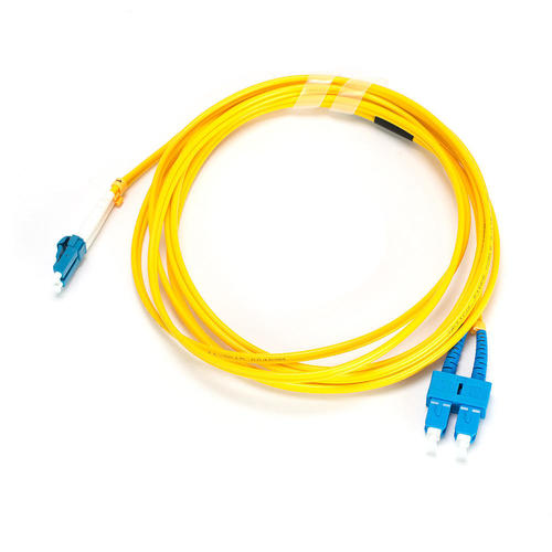 PrimeCables PC 700 lcsc 3m Fiber Optic Cables Fiber Optic Cable LC SC Single Mode Duplex 3 Meter 9 125 Type Yellow Primecable