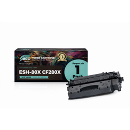 0ee97 Eco Saver CF280X EcoBox LaserJet Pro 400 M401dn Compatible HP 80X CF280X Black Toner Cartridge High Yield Eco saver