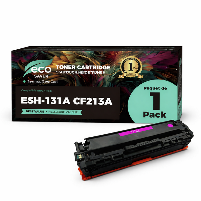 CF213M WhiteBox LaserJet Pro 200 Color M251n HP 131A New Compatible Magenta Toner Cartridge CF213A Economical White Box