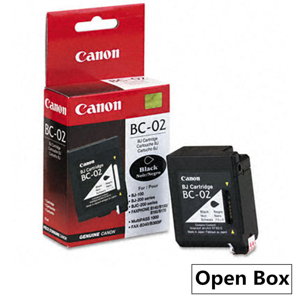 Canon BC-02 Original Black Ink Cartridge - Openbox