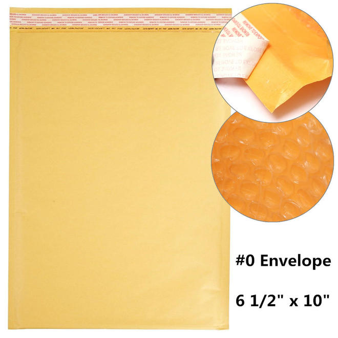 S 9985 10 Envelopes accessoires 0 Self Sealing Kraft Bubble Envelope 6 1 2 x 10 10 Pack