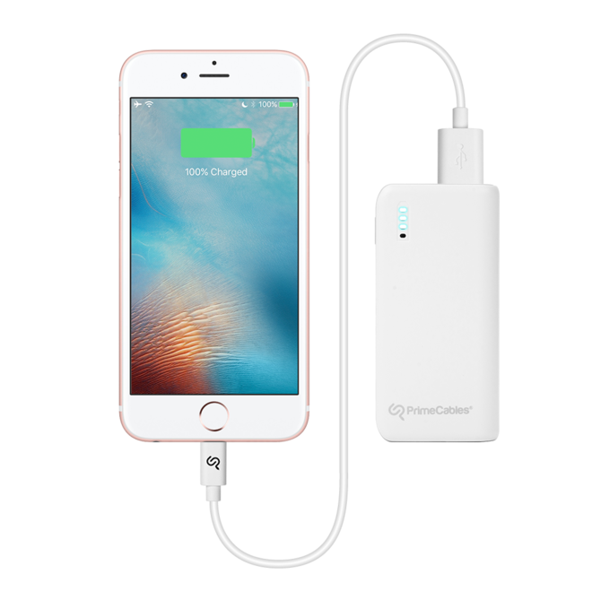 PrimeCables 4000mAh Portable External Battery Charger Power Bank