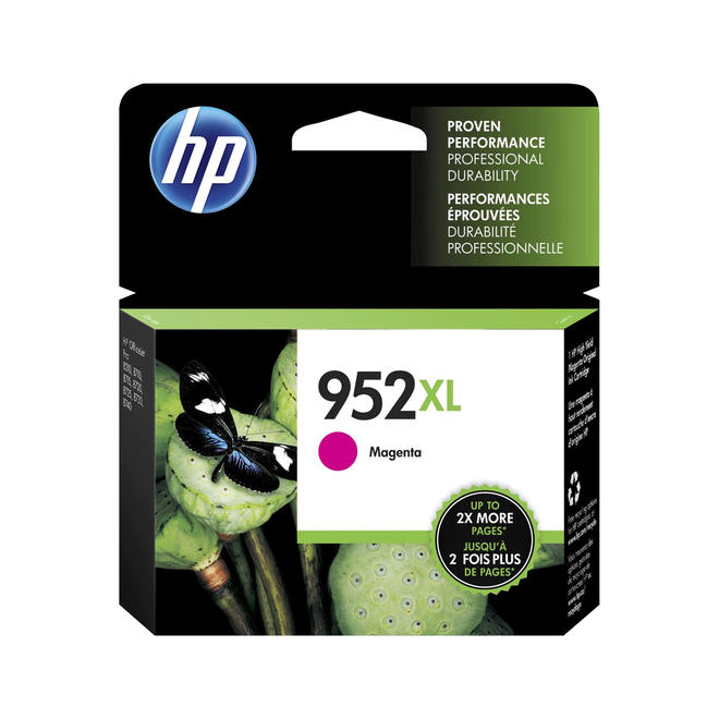 HP 952XL Magenta OEM OfficeJet Pro 8710 HP 952XL L0S64AN Original Magenta Ink Cartridge High Yield