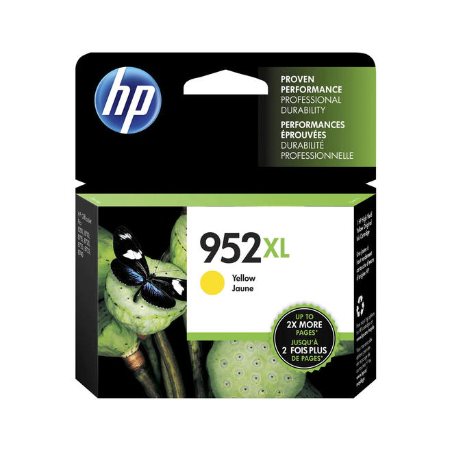 HP 952XL Yellow OEM OfficeJet Pro 8710 HP 952XL L0S67AN Original Yellow Ink Cartridge High Yield