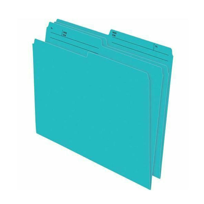 Pendaflex 735 R415 X File Folders Pendaflex Recycled Coloured Reversible File Folders 100 folders per box Letter Size 486167