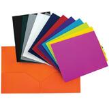 Geo n 459 PFPL2 Report Covers GEO Polypropylene Two Inside Pockets Report Cover Assorted Colors 1 cover per pack