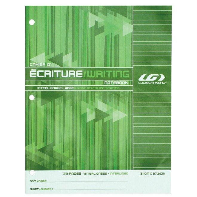 459 40412315 Notebooks Loose Leaf Sheets Louis Garneau Canada Notebook Book Quad Ruled Interlined