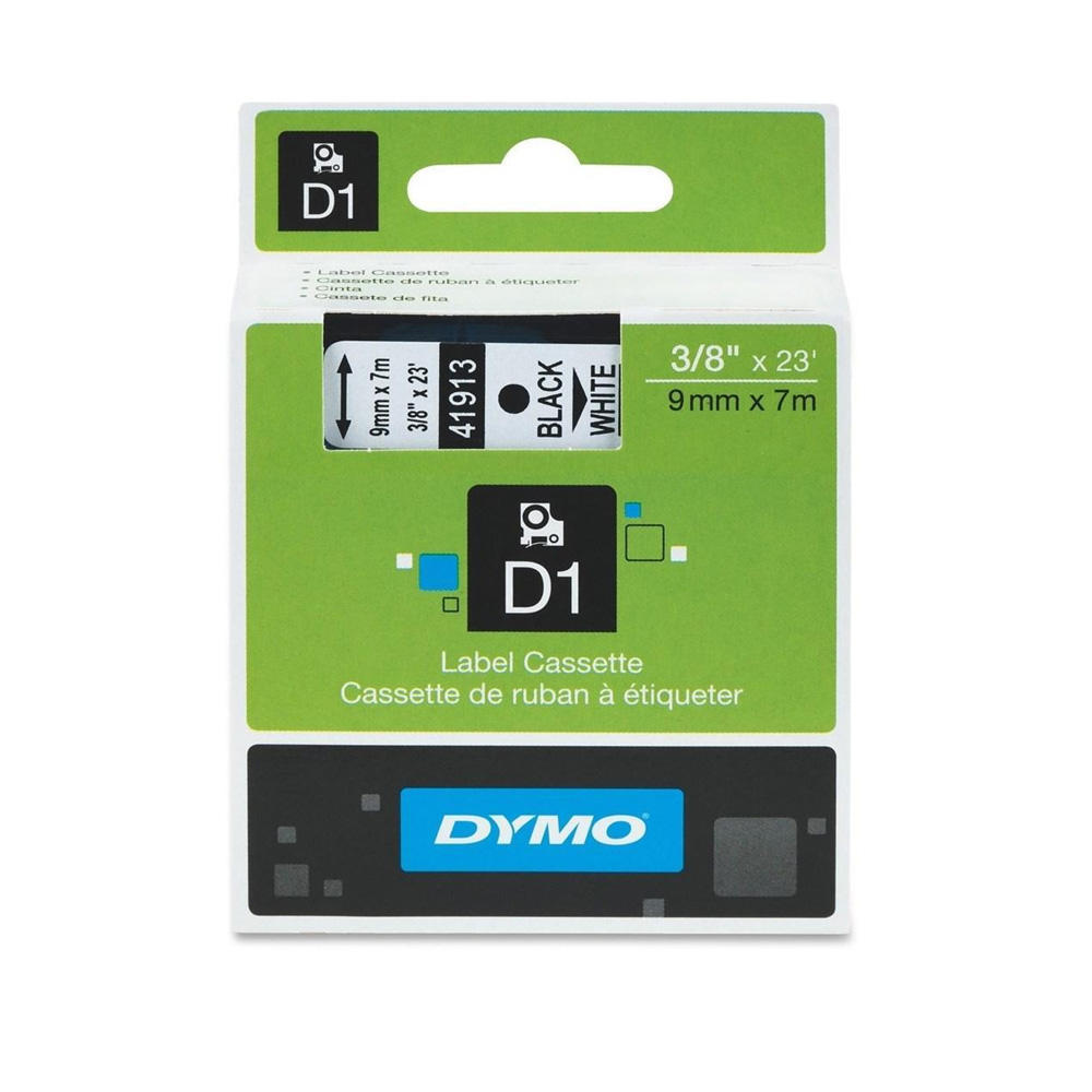 Dymo 3/8" X 9.8 Ft Black Label Maker Tape – 1741670