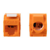 Monoprice Canada Cab 156855 Cat6 6a RJ 45 Jacks Cat6 RJ 45 Toolless 180 Degree Keystone Monoprice