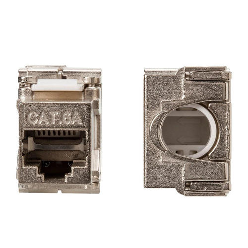Monoprice Canada Cab 15680 Cat6 6a RJ 45 Jacks Cat6A RJ 45 FTP Toolless 180 Degree Die Cast Keystone MonoPrice