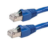 Monoprice Canada Cab 8600 Cat6 6a Network Ethernet Cable Cat6A 24AWG STP Ethernet Network Patch Cable Blue Monoprice