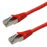 Cab 6AS AllRE Cat6 6a Network Ethernet Cable Cat6a SSTP 26AWG 10GB Molded Network Ethernet Patch Cable Red