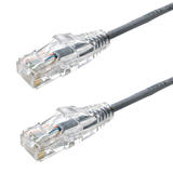 Cab 6AUT ALLGY Cat6 6a Network Cable Cat6A UTP 28AWG 10GB Ultra Thin Patch Ethernet Cables Grey