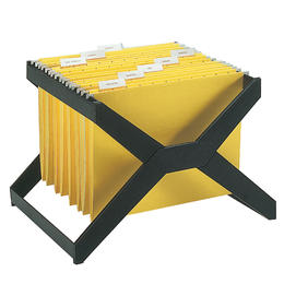 Deflecto® X-Rack® Plastic Hanging File Frame, Letter/Legal/A4, Black, 1 Pack (797100)