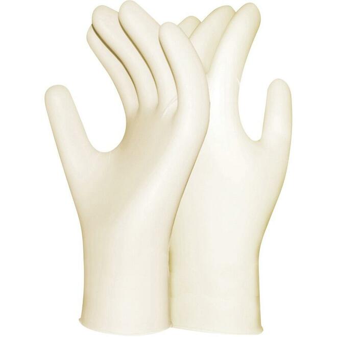 852 124116 Maintenance and Janitorial products RONCO LE2 Latex 4 mil Examination Gloves