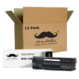 Moustache 128 FaxPhone L100 Canon 128 3500B001AA Compatible Black Toner Cartridge Moustache