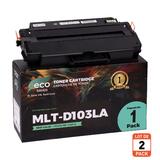 EcoBox MLT D103L EcoBox 2 Pack ML 2955ND Samsung MLT D103L Compatible Black Toner Cartridge High Yield Economical Box 2 Pack