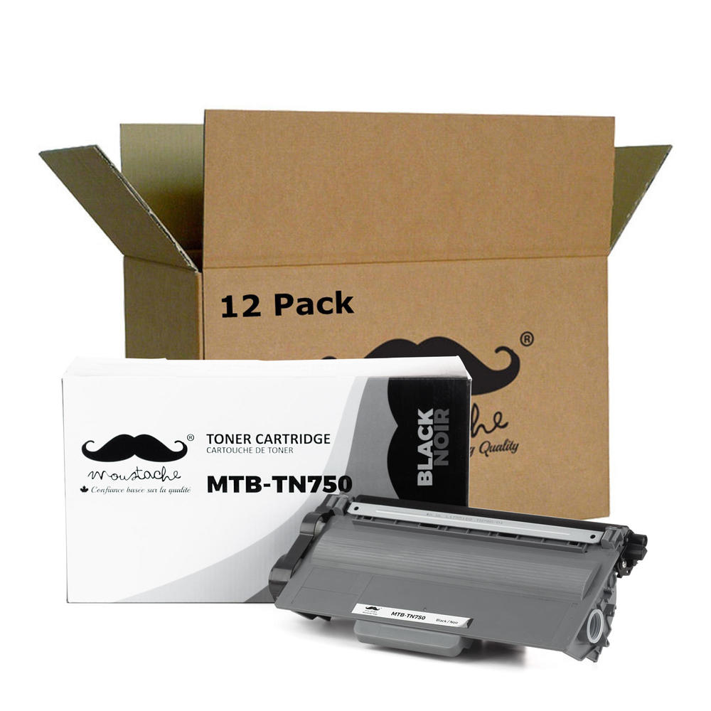 Tn750 Brother TN750 Black Toner Cartridge, High Yield (TN750)