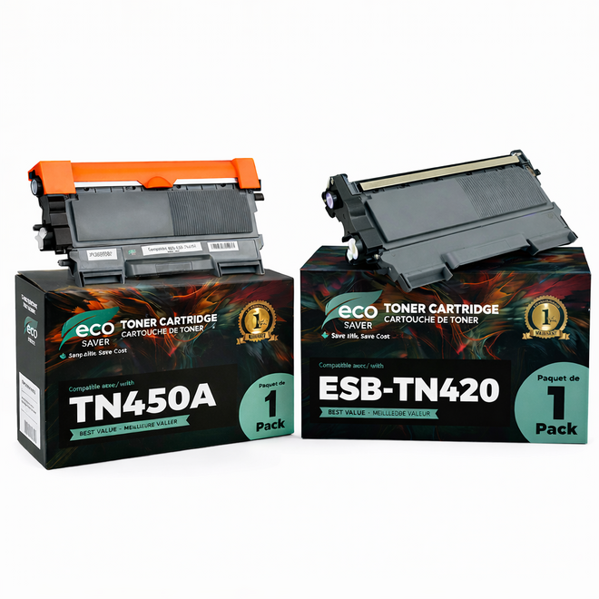 EcoBox TN420 DR420 Combo EcoBox DCP 7060D Brother TN420 DR420 Compatible Toner Cartridge and Drum Combo Economical Box