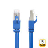 PrimeCables Cab Cat7 BL All Cat7 Network Ethernet Cable 1Ft Cat 7 S STP S FTP Network Cables Blue PrimeCables