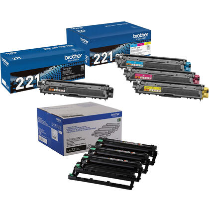 Brother DR221CL Drum Unit 4 Pack Toner Mfc 9130cw Replacement Drum Units For Brother DR221 - 4 Pack Compatible With HL-3140CW, MFC-9340CDW Printers Non-OEM Brother Drums MFC-9340CDW Parts - View #8