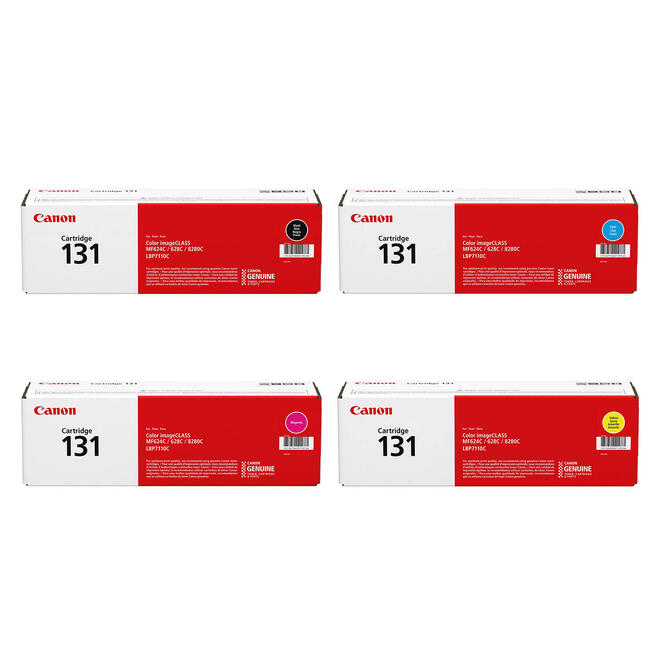 Canon Canon 131 OEM Combo ImageClass MF8280Cw Canon 131 BK C M Y Original Toner Cartridge Combo Set