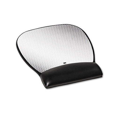3M 995 MW310LE Wrist Rests Mouse Pads 3M Leatherette Large Gel Mouse Pad Wrist Rest MW310LE