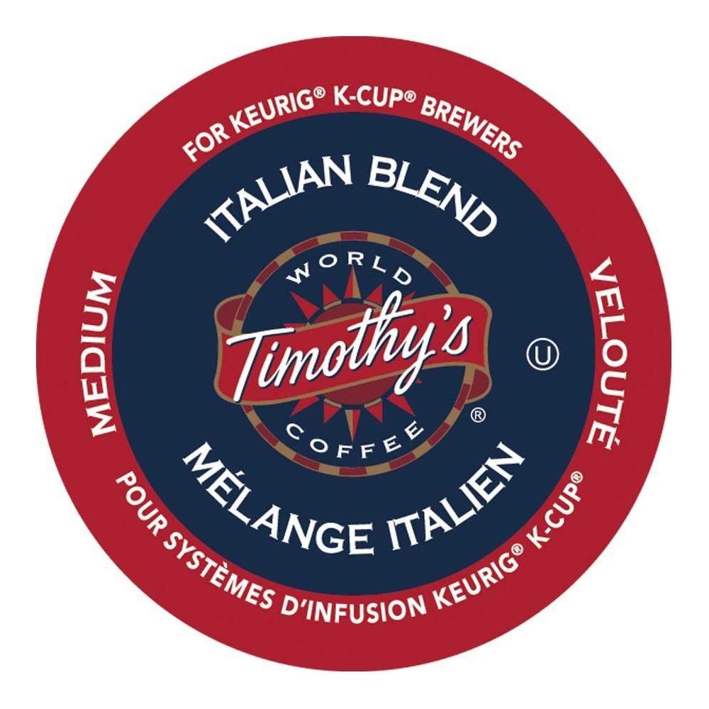 Timothy's® Coffee KCup® Pod, 24 Count