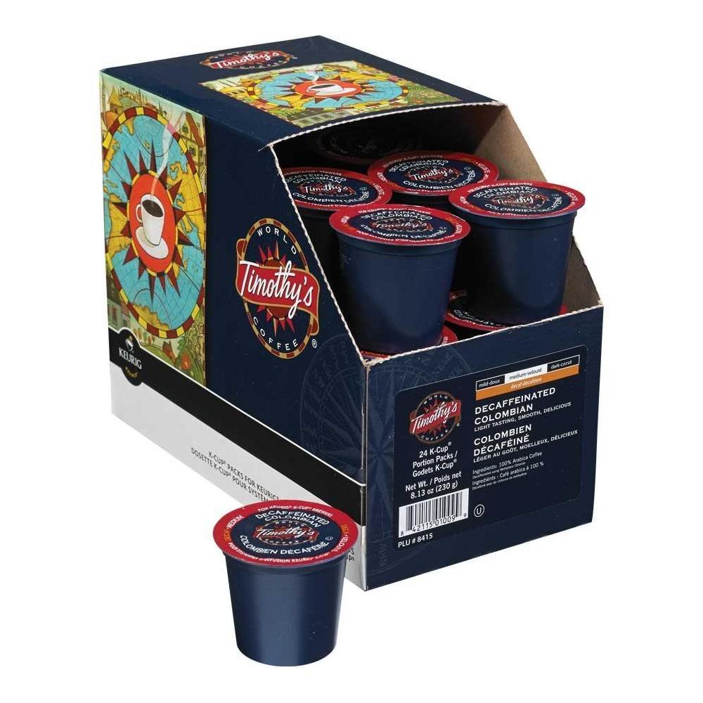 Timothy's® Coffee KCup® Pod, 24 Count
