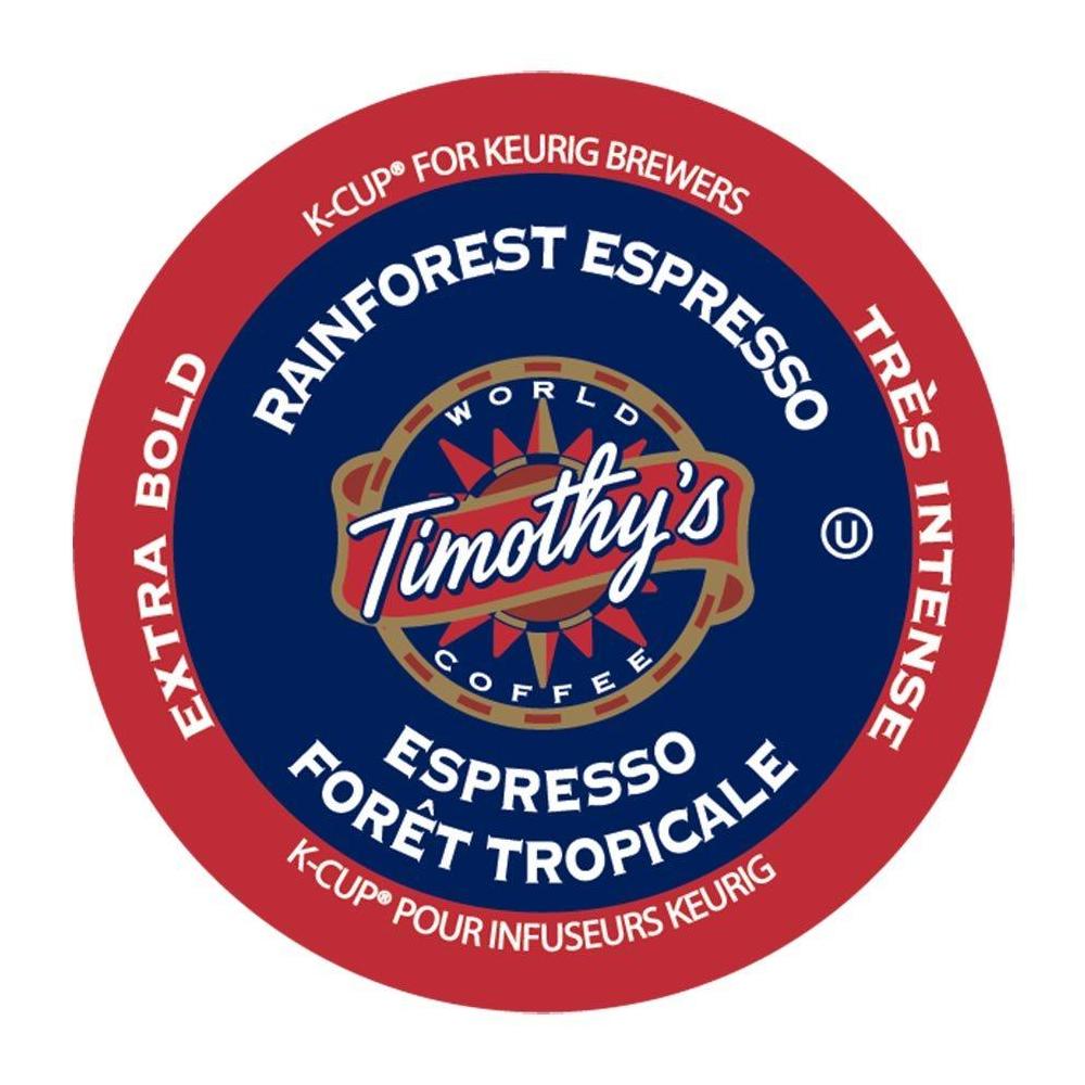 Timothy's® Coffee KCup® Pod, 24 Count
