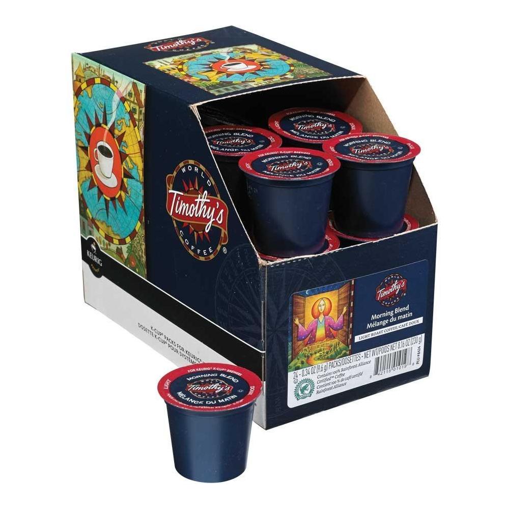 Timothy's® Coffee KCup® Pod, 24 Count