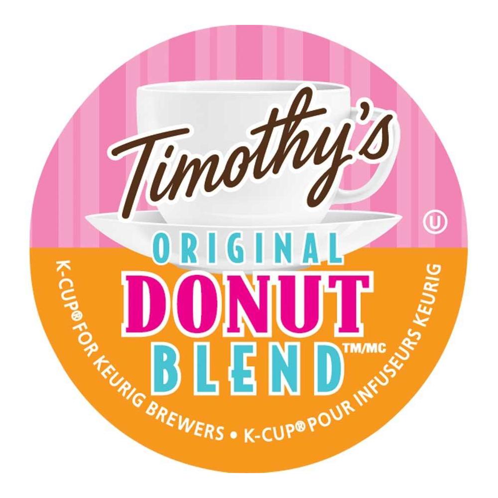 Timothy's® Coffee KCup® Pod, 24 Count