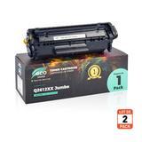 EcoBox Q2612XX Jumbo EcoBox 2PACK LaserJet 1010 Remanufactured HP 12X Q2612XX Black Toner Cartridge Extra High Yield Economic