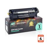 EcoBox Q2612XX Jumbo EcoBox 2PACK LaserJet 1010 Remanufactured HP 12X Q2612XX Black Toner Cartridge Extra High Yield Economic