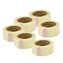 Other Brands tp48x132clear 48Pack Adhesives Tapes and Glues Sealast Double Length Packing Tape Standard 48 mm x 132 m 48 Pack