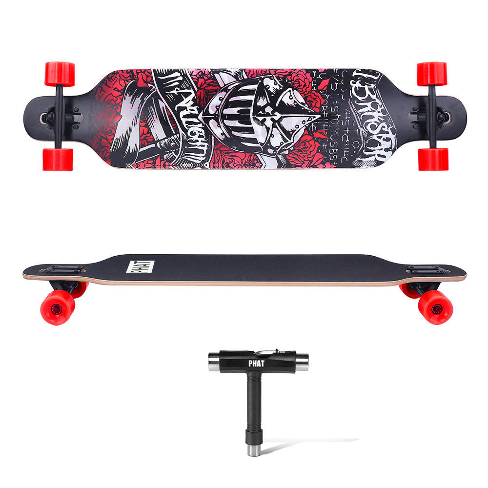 DropThrough Deck Skateboard Longboard Complete Super Cruiser PHAT™