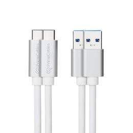Small 80158 primecables cab usb3am cm 1ma usb 3 0 primecables usb c to usb 3 1a charging sync cable with aluminum alloy connector white