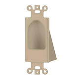 Monoprice Canada Cab 18648 All Keystone Wall Plates Surface Mount Boxes MonoPrice Reverse Nose Decora Plate Black Brown Ivory