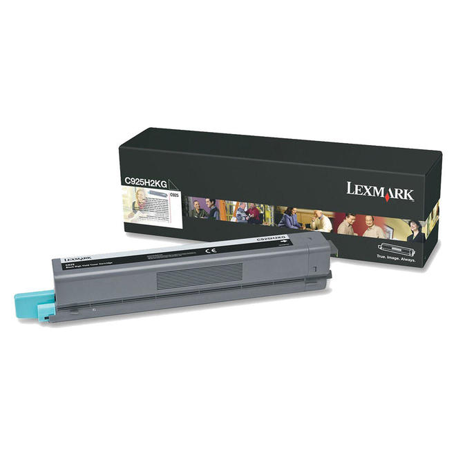 Lexmark Lexmark C925H2KG OEM C925de Lexmark C925H2KG Original Black Toner Cartridge High Yield