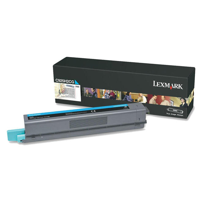 Lexmark Lexmark C925H2CG OEM C925de Lexmark C925H2CG Original Cyan Toner Cartridge High Yield