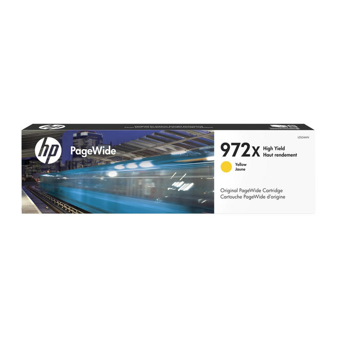 HP 972X Y OEM PageWide Pro 452dn HP 972X L0S04AN Original Yellow PageWide Ink Cartridge High Yield