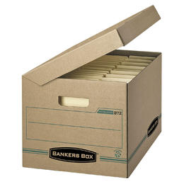 Small 04a10 110 00872 05 file storage bankers box enviro stor letter legal size basic duty attached lid storage box 5 pack 00872 05 