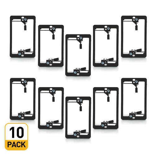 PrimeCables Cab 7013 Audio Video Wall Plates 1 Gang Low Voltage Mounting Bracket PrimeCables