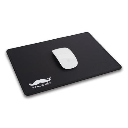 Tapis de souris anti-dérapant, noir - Moustache® - 320mm*240mm*3mm