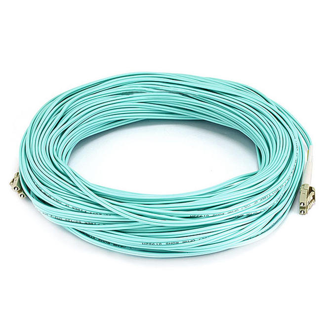 10Gb Fiber Optic Cable, OM3 LC/LC, Multi Mode, Duplex (50/125 Type