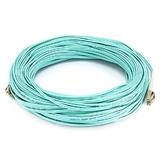 Monoprice Canada Cab 6385 All Fiber Optic Cables 10Gb Fiber Optic Cable OM3 LC LC Multi Mode Duplex 50 125 Type Aqua Monopric
