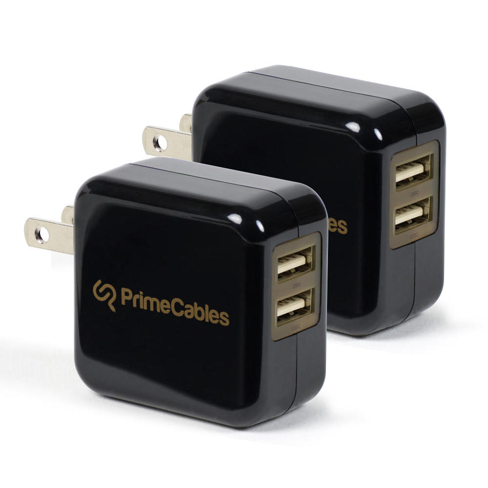 2.4A Dual USB Wall Charger Power Adapter PrimeCables®