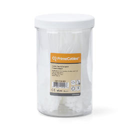 PrimeCables® 4" 6" 8" Cable Ties Value Pack, 500pcs/Pack - White