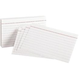 735 41 White Index Cards